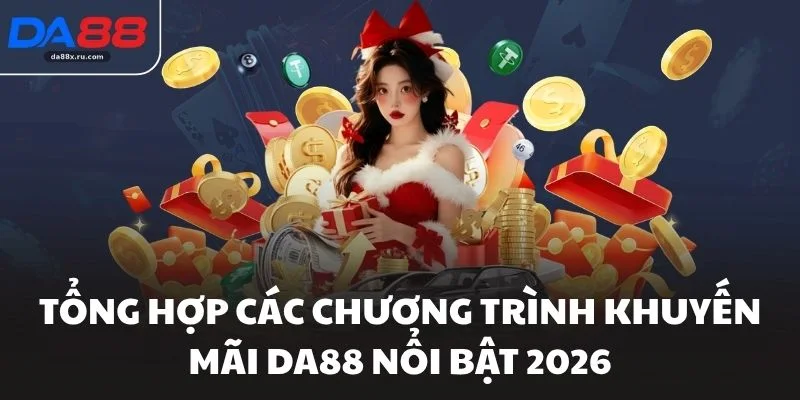 Tổng hợp các chương trình khuyến mãi DA88 nổi bật 2026